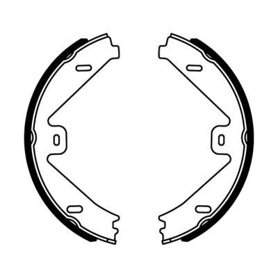 ABE CRM014ABE Parking brake shoes W212 E 200 NGT 1.8 163 hp Petrol/Compressed Natural Gas (CNG) 2014 price