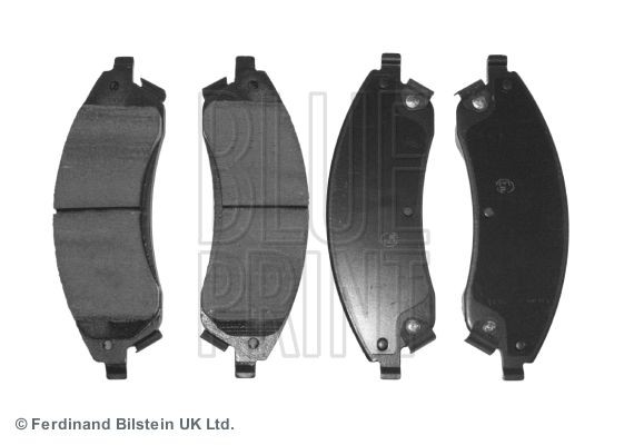 BLUE PRINT ADA104244 Brake pad set Front Axle, with acoustic wear warning