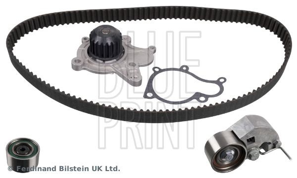 BLUE PRINT ADG073752 Water pump and timing belt kit with water pump, Number of Teeth: 123, Width: 28 mm, with rounded tooth profile
