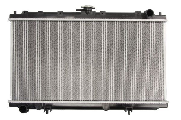 THERMOTEC D71003TT Engine radiator Aluminium, Plastic, for vehicles with/without air conditioning, 360 x 709 x 22 mm, Manual Transmission, Brazed cooling fins