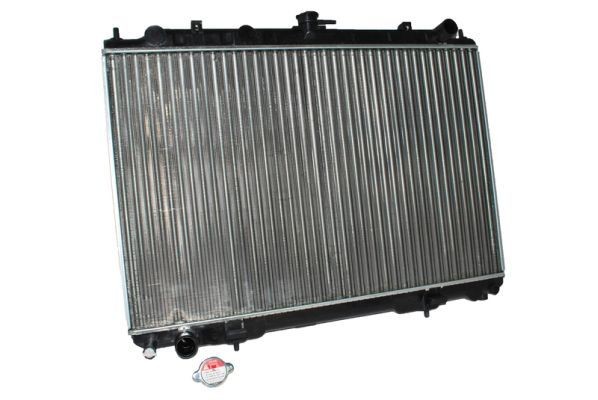 D71017TT THERMOTEC Radiators PORSCHE Aluminium, for vehicles with air conditioning, 450 x 710 x 26 mm, Manual Transmission, Mechanically jointed cooling fins