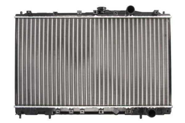 THERMOTEC Plastic, Aluminium, for vehicles with/without air conditioning, 658 x 375 x 23 mm, Manual Transmission, Mechanically jointed cooling fins Radiator D75002TT buy