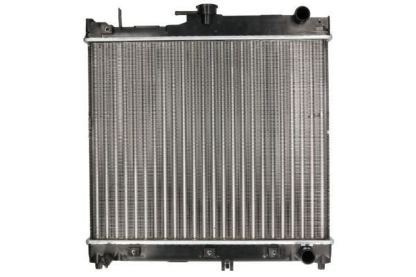 THERMOTEC D78008TT Engine radiator Copper, Plastic, for vehicles with/without air conditioning, 452 x 374 x 34 mm, Manual Transmission, Mechanically jointed cooling fins