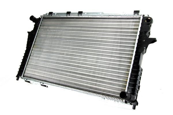 THERMOTEC D7A015TT Engine radiator Aluminium, Plastic, for vehicles with/without air conditioning, 632 x 409 x 26 mm, Manual Transmission, Mechanically jointed cooling fins