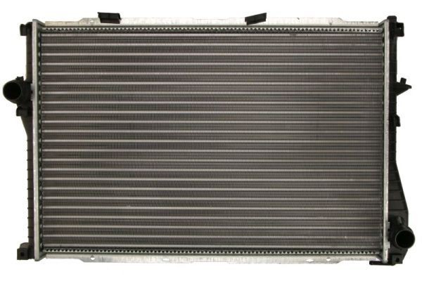 THERMOTEC D7B002TT Engine radiator Aluminium, Plastic, 650 x 438 x 32 mm, Manual-/optional automatic transmission, Mechanically jointed cooling fins