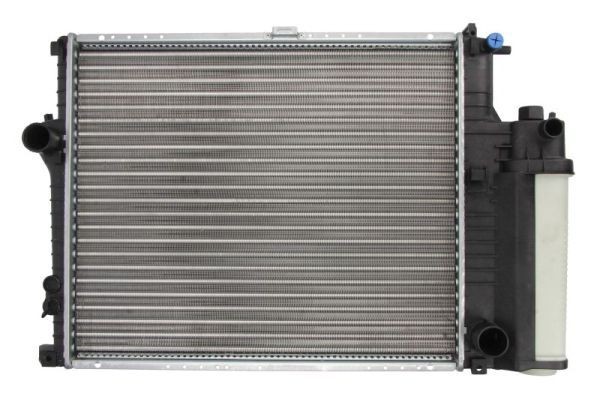 THERMOTEC D7B005TT Engine radiator Aluminium, Plastic, for vehicles with/without air conditioning, 436 x 520 x 34 mm, Manual-/optional automatic transmission, Mechanically jointed cooling fins