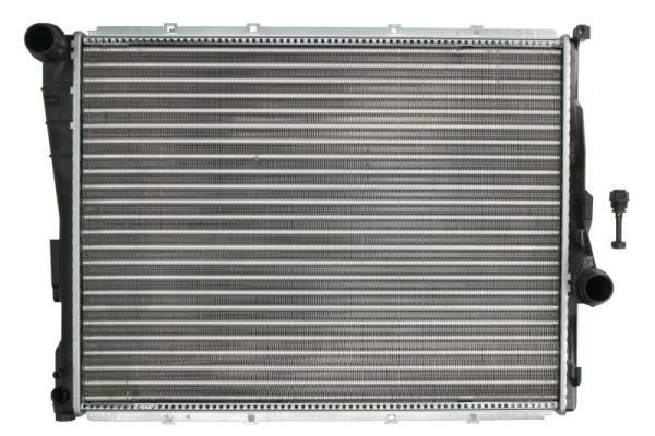 THERMOTEC D7B006TT Engine radiator Aluminium, Plastic, 582 x 439 x 32 mm, Automatic Transmission, Mechanically jointed cooling fins