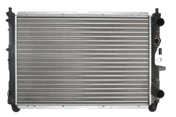 THERMOTEC D7F017TT Engine radiator Aluminium, Plastic, 378 x 558 x 32 mm, Manual Transmission, Mechanically jointed cooling fins
