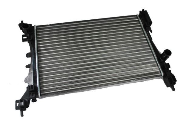 THERMOTEC D7F018TT Engine radiator for vehicles with/without air conditioning, 378 x 540 x 23 mm, Manual Transmission, Mechanically jointed cooling fins