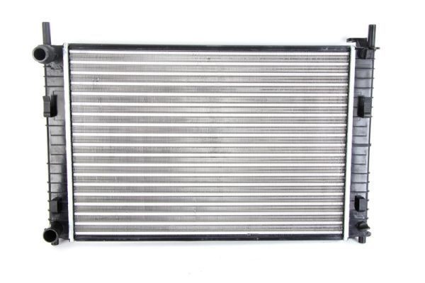 THERMOTEC D7G014TT Engine radiator Aluminium, Plastic, for vehicles with/without air conditioning, 348 x 500 x 23 mm, Manual Transmission, Mechanically jointed cooling fins