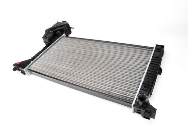 THERMOTEC D7M023TT Engine radiator for vehicles with air conditioning, 418 x 680 x 34 mm, Manual Transmission, Mechanically jointed cooling fins