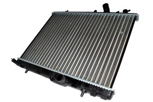 THERMOTEC D7P010TT Engine radiator for vehicles with/without air conditioning, 549 x 380 x 26 mm, Manual Transmission, Mechanically jointed cooling fins