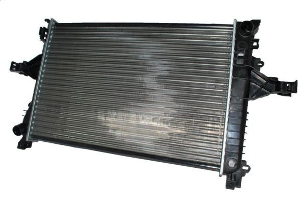THERMOTEC D7V002TT Engine radiator Aluminium, Plastic, for vehicles with/without air conditioning, 418 x 620 x 34 mm, Manual Transmission, Mechanically jointed cooling fins