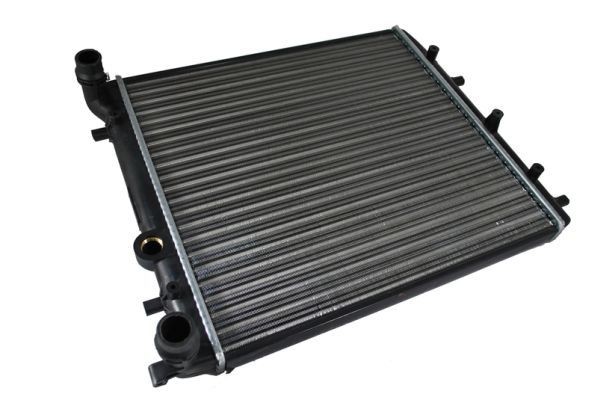 THERMOTEC D7W005TT Engine radiator Aluminium, Plastic, for vehicles without air conditioning, 430 x 406 x 22 mm, Manual Transmission, Mechanically jointed cooling fins