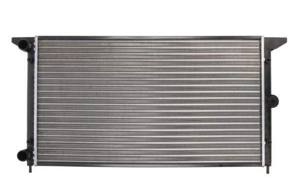 THERMOTEC D7W031TT Engine radiator Aluminium, Plastic, for vehicles with/without air conditioning, 377 x 647 x 34 mm, Manual Transmission, Mechanically jointed cooling fins