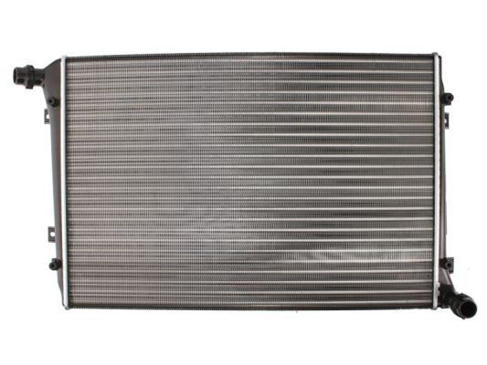 THERMOTEC D7W036TT Engine radiator Aluminium, 452 x 650 x 34 mm, Manual Transmission, Mechanically jointed cooling fins