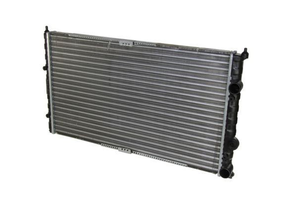 THERMOTEC D7W039TT Engine radiator Aluminium, Plastic, 627 x 377 x 23 mm, Manual Transmission, Mechanically jointed cooling fins