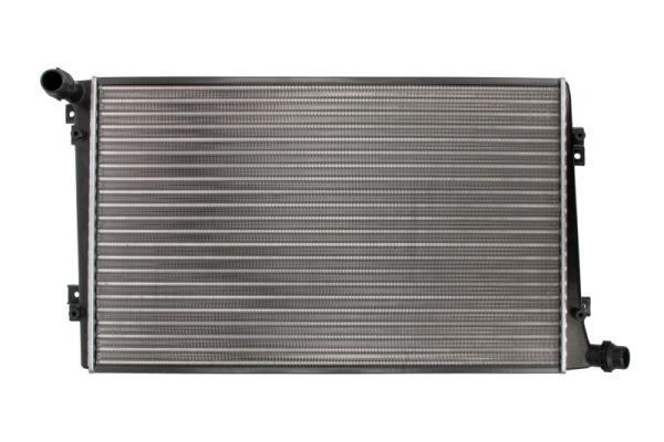 THERMOTEC D7W042TT Engine radiator for vehicles with/without air conditioning, 415 x 650 x 34 mm, Manual Transmission, Mechanically jointed cooling fins