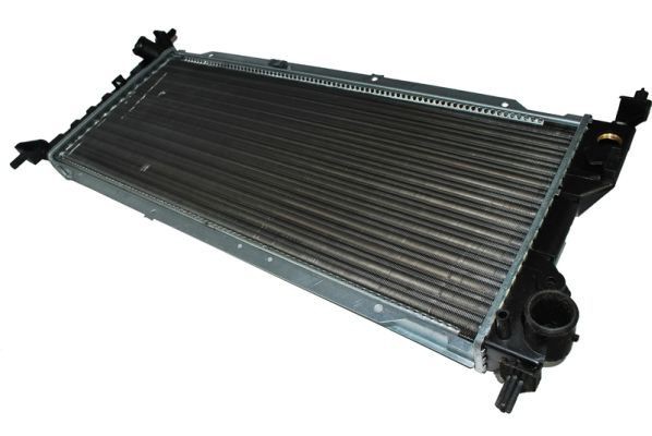 THERMOTEC D7X005TT Engine radiator Plastic, Aluminium, for vehicles with/without air conditioning, 650 x 268 x 42 mm, Manual Transmission, Mechanically jointed cooling fins