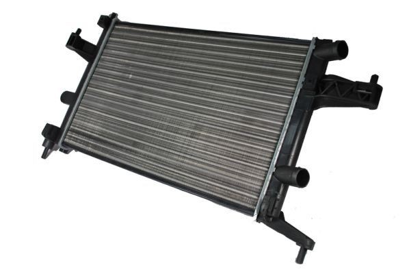 THERMOTEC D7X008TT Engine radiator Aluminium, Plastic, for vehicles with/without air conditioning, 538 x 369 x 22 mm, Automatic Transmission, Manual Transmission, Mechanically jointed cooling fins