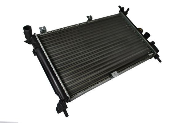 THERMOTEC D7X011TT Engine radiator Aluminium, Plastic, for vehicles with/without air conditioning, 531 x 358 x 42 mm, Manual Transmission, Mechanically jointed cooling fins