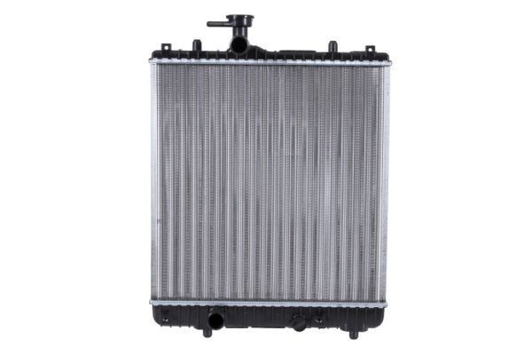 THERMOTEC D7X018TT Engine radiator Aluminium, Plastic, for vehicles with/without air conditioning, 378 x 380 x 34 mm, Manual Transmission, Mechanically jointed cooling fins
