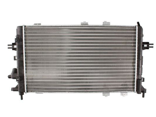 THERMOTEC D7X025TT Engine radiator Aluminium, Plastic, for vehicles with/without air conditioning, 378 x 605 x 32 mm, Manual Transmission, Mechanically jointed cooling fins
