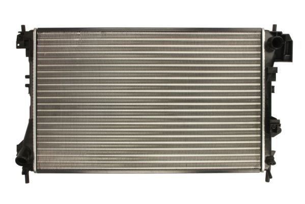 THERMOTEC D7X026TT Engine radiator Aluminium, Plastic, for vehicles with air conditioning, 415 x 650 x 32 mm, Manual Transmission, Mechanically jointed cooling fins