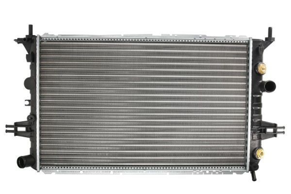THERMOTEC D7X038TT Engine radiator Aluminium, Plastic, 600 x 369 x 32 mm, Automatic Transmission, Mechanically jointed cooling fins