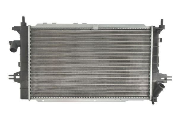 THERMOTEC D7X040TT Engine radiator Aluminium, for vehicles with/without air conditioning, 600 x 368 x 26 mm, Manual Transmission, Mechanically jointed cooling fins