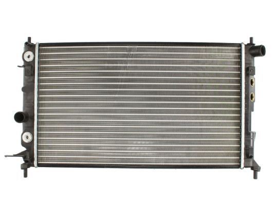 THERMOTEC D7X044TT Engine radiator Aluminium, Plastic, 608 x 359 x 26 mm, Automatic Transmission, Mechanically jointed cooling fins