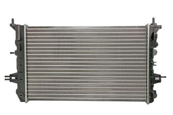 THERMOTEC D7X054TT Engine radiator for vehicles with air conditioning, 600 x 369 x 26 mm, Manual Transmission, Mechanically jointed cooling fins