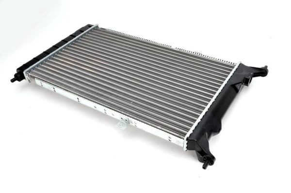 THERMOTEC D7X060TT Engine radiator Aluminium, Plastic, for vehicles with air conditioning, 378 x 590 x 32 mm, Manual Transmission, Mechanically jointed cooling fins