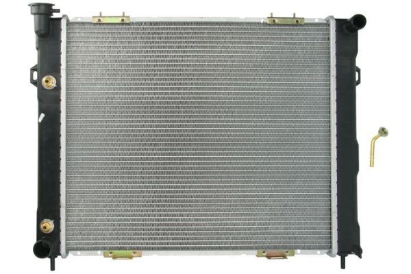 THERMOTEC D7Y006TT Engine radiator Copper, Plastic, for vehicles with air conditioning, 565 x 498 x 42 mm, Automatic Transmission, Brazed cooling fins