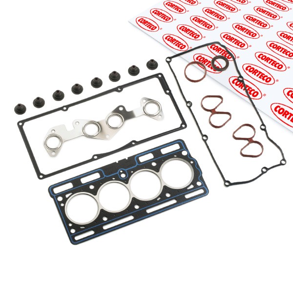 83417987 CORTECO with cylinder head gasket, with camshaft seal, with valve stem seals Head gasket kit 417987P buy