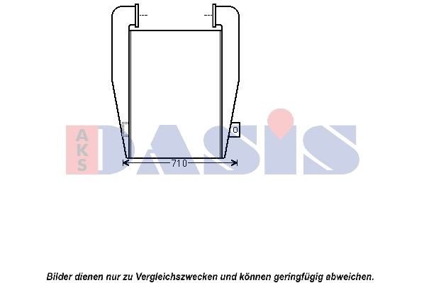 137004N AKS DASIS Ladeluftkühler für MERCEDES-BENZ online bestellen