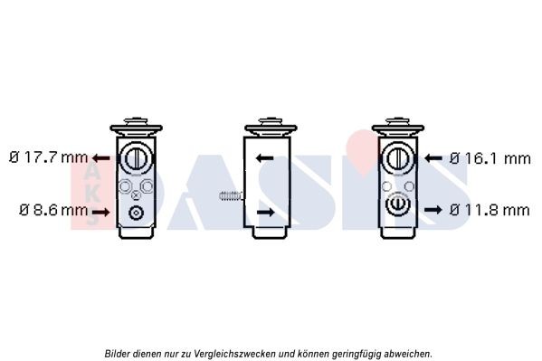 Opel MERIVA Expansion valve air conditioning 424110 AKS DASIS 840172N online buy