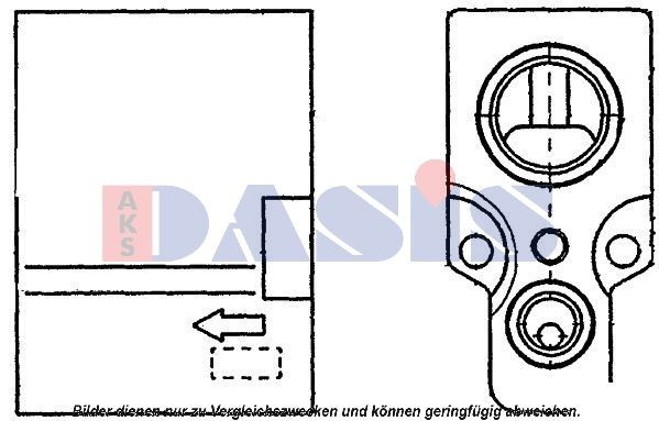 Opel CORSA Expansion valve air conditioning 425605 AKS DASIS 840104N online buy
