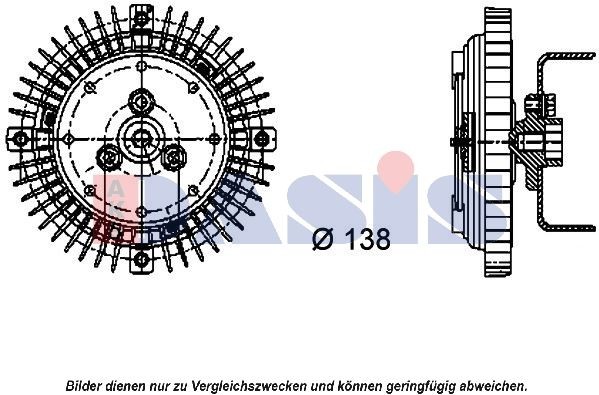 AKS DASIS Clutch, radiator fan 048200N buy
