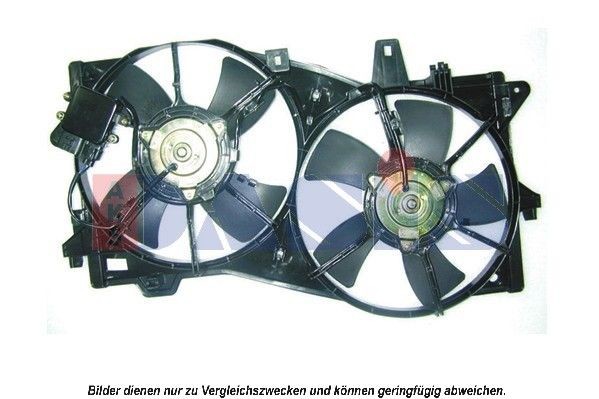 Mazda 626 Fan, radiator AKS DASIS 118060N cheap