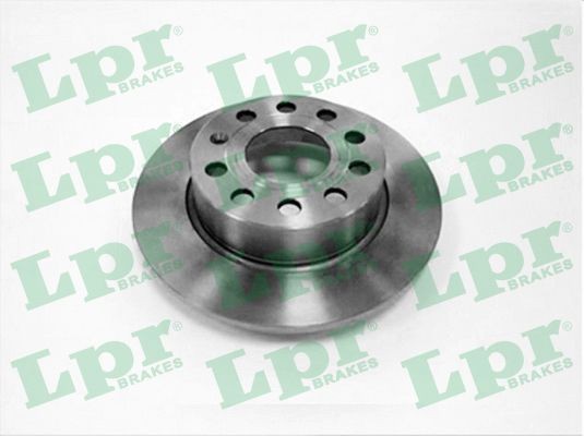 LPR A1003P Brake disc 253x10mm, 5, solid