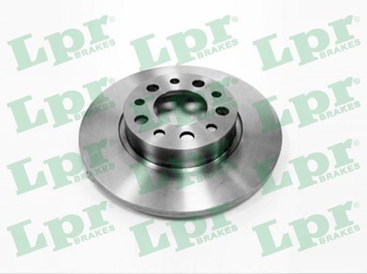 LPR A2004P Brake disc 278x12mm, 5, solid