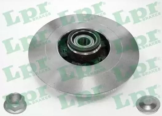 LPR R1022PCA Brake disc 300x11mm, 5, solid