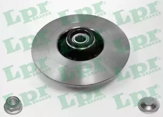 LPR R1030PCA Brake disc 270x10mm, 4, solid