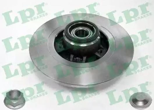 LPR R1033PCA Brake disc 274x11mm, 5, solid