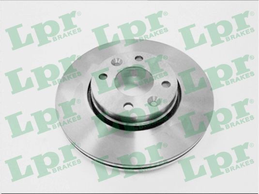LPR N2003V Brake disc 260x22mm, 4, internally vented
