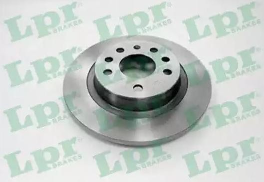 LPR O1014P Brake disc 278x12mm, 5, 5, solid