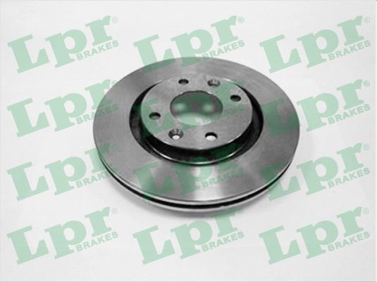 LPR 266x22mm, 4, internally vented Ø: 266mm, Num. of holes: 4, Brake Disc Thickness: 22mm Brake rotor P1002V buy