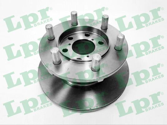 LPR F2039K Brake disc 267x14,2mm, 6, solid