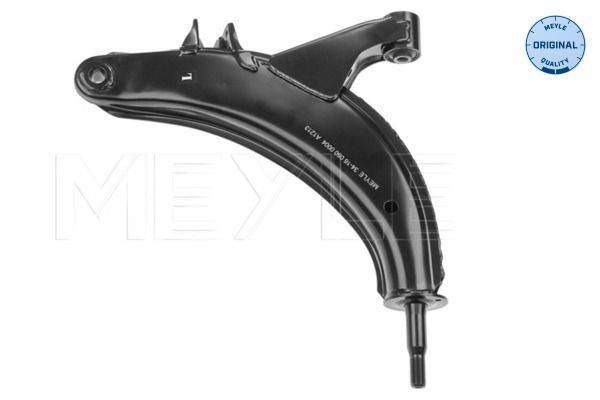 34-16 050 0004 MEYLE Control arm SUBARU ORIGINAL Quality, with rubber mount, without ball joint, Front Axle Left, Lower, Control Arm, Sheet Steel